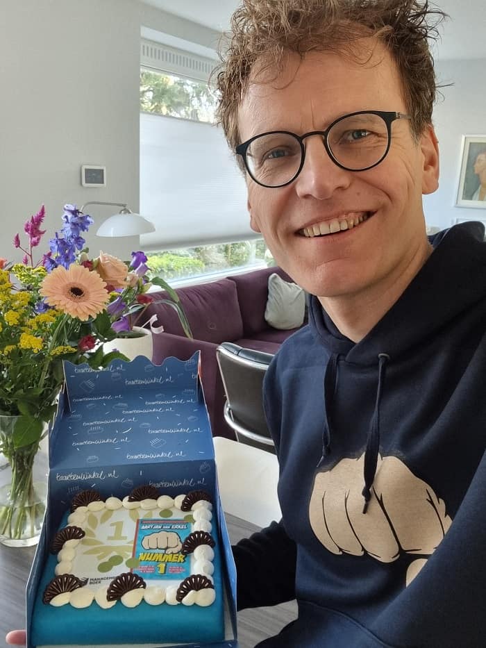 taart bloemen managementboek 700